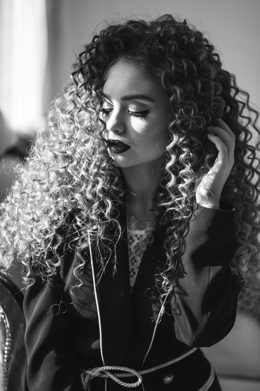 curly hair sew in extension